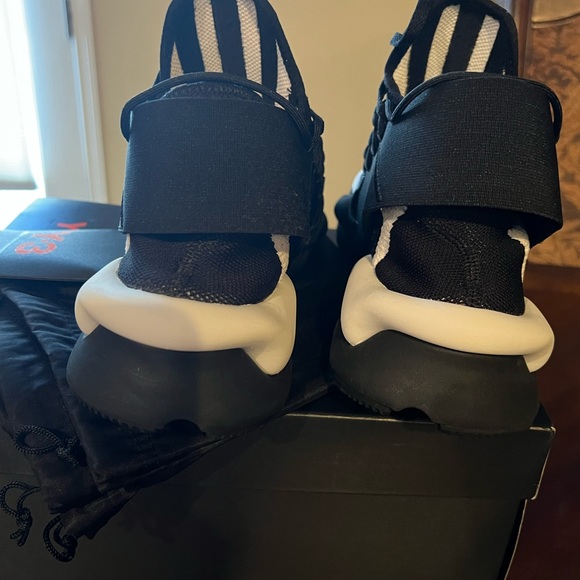 Y-3 YOHJI YAMAMOTO x ADIDAS KAIWA KNIT Sneakers Shoes BLACK/CLOUD WHITE EF2628 - Picture 6 of 13
